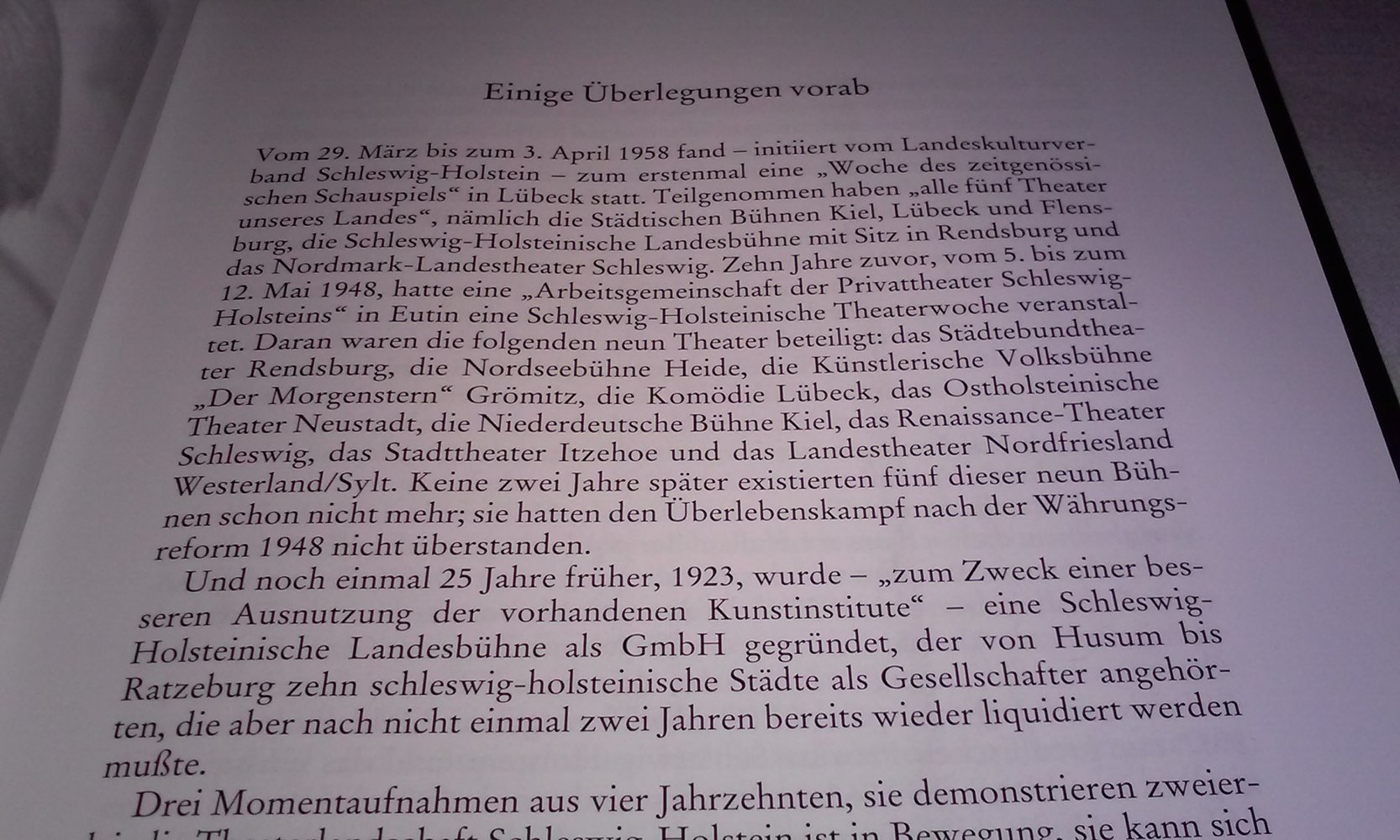 Vorhang auf!: Theater in Schleswig-Holstein  Sammlerstück Geschendktipp