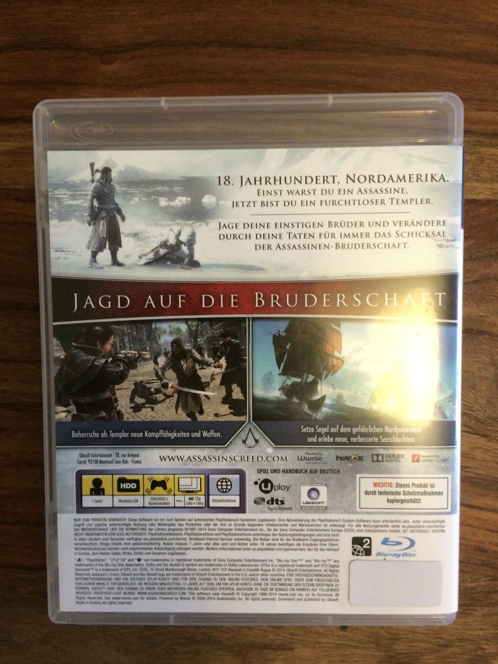 Assassins Creed Rogue PS3