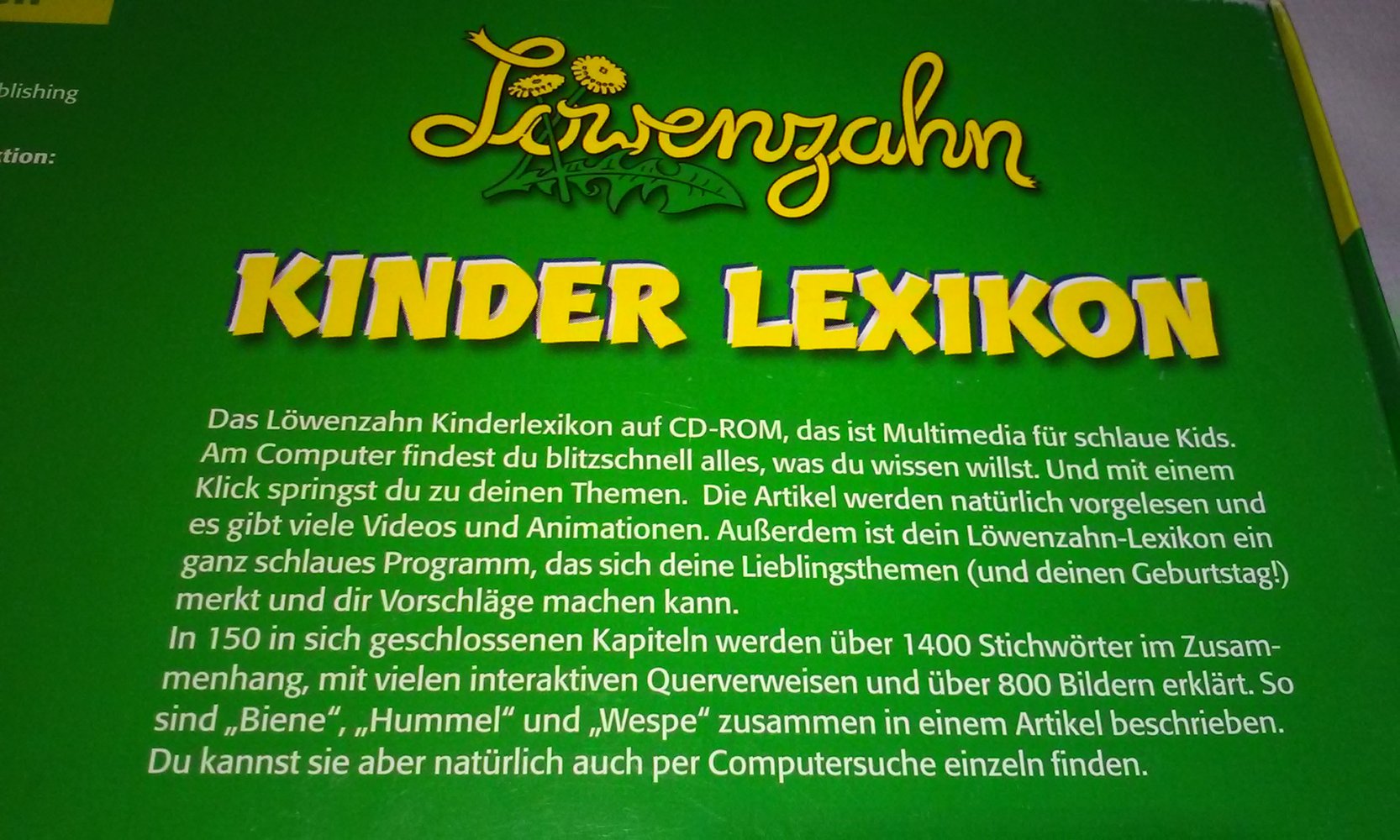  Löwenzahn-Kinderlexikon mit Peter Lustig PC/Mac