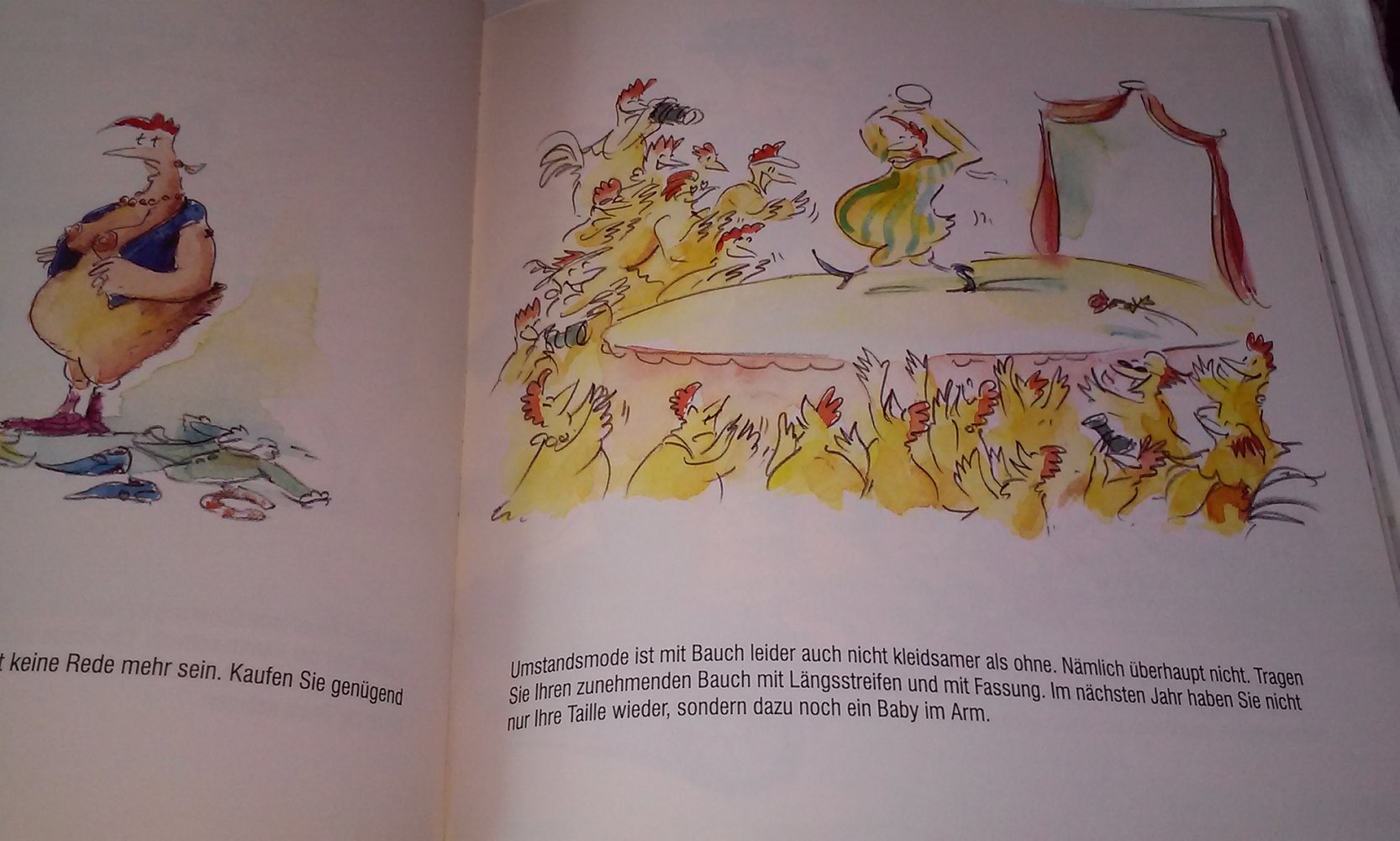 Herzlich Willkommen! Das Buch zum Bauch(Schwangerschaft/Geburt) Cartoon Geschenktipp