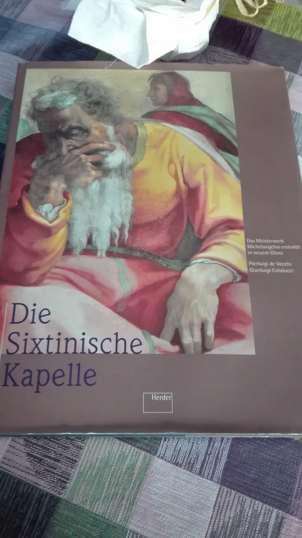 Großer Bildband: Die sixtinische Kapelle