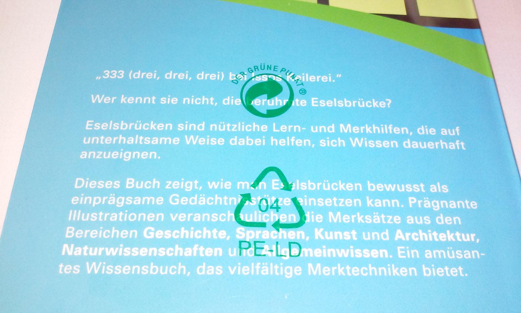 Clever Lernen mit Eselsbrücken  Gedüchtnisstütze Geschenktipp OVP
