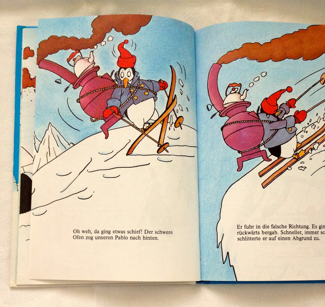Der Pinguin, der immer fror präsentiert von Walt Disney Kinderbuch mit Bildern