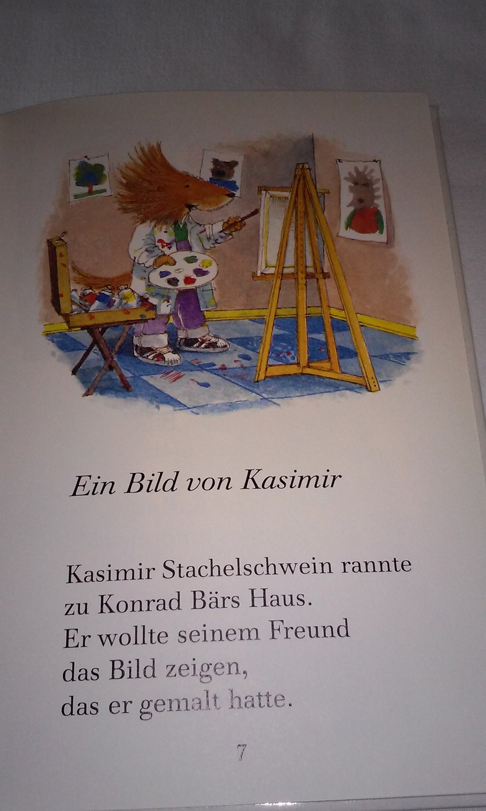 Ein Bild von Kasimir Stachelschwein Bär Kinderbuch Geschenktipp