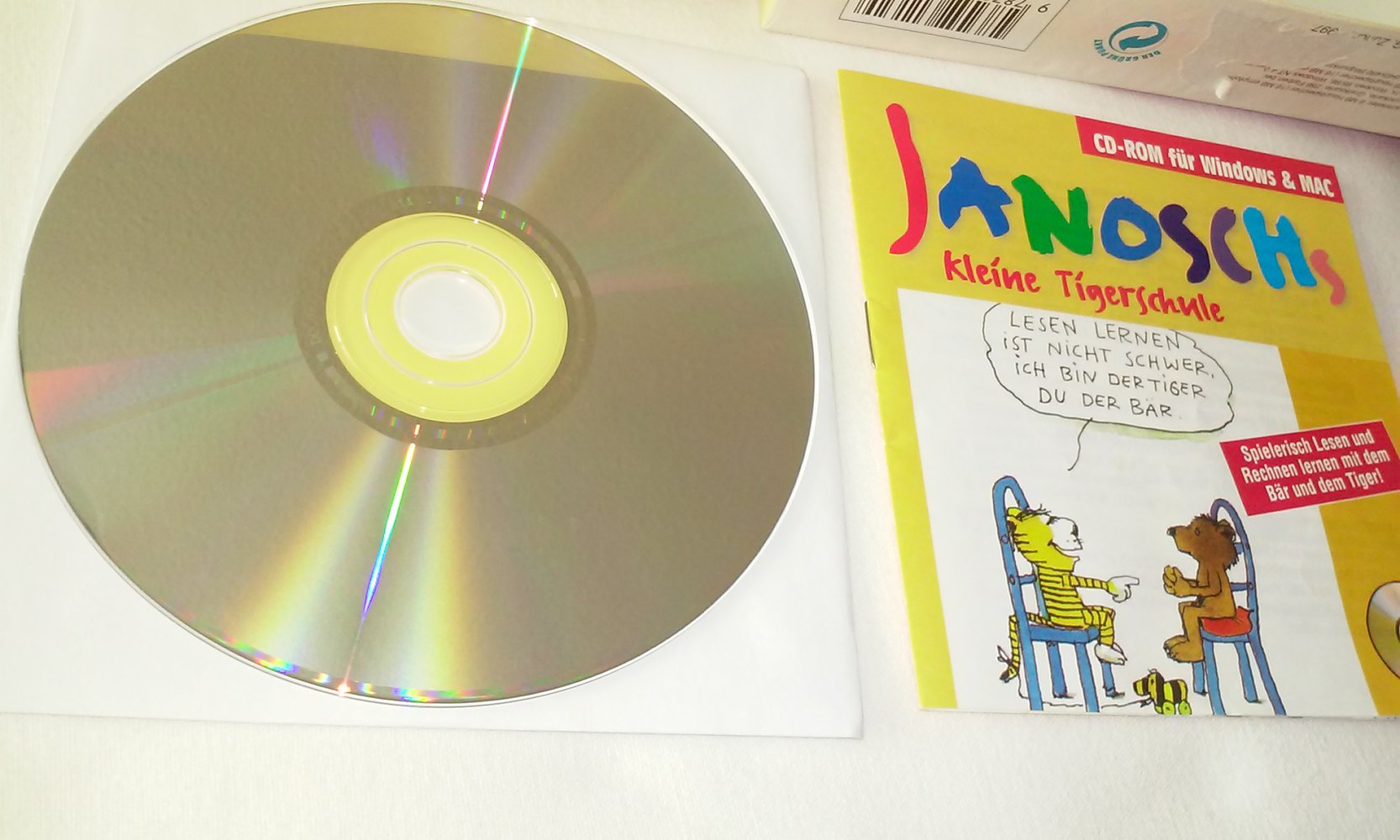 Janoschs kleine Tigerschule - spielerisch Lesen und Rechnen lernen Tiger und Bär [CD-ROM] Sammlerstück Geschenktipp