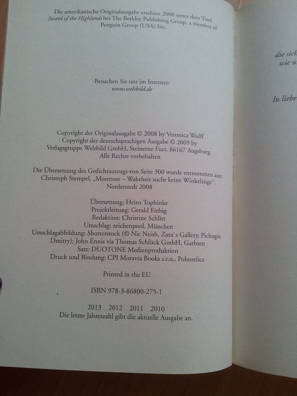  Buch - Mein Schottischer Held - Veronica Wolff