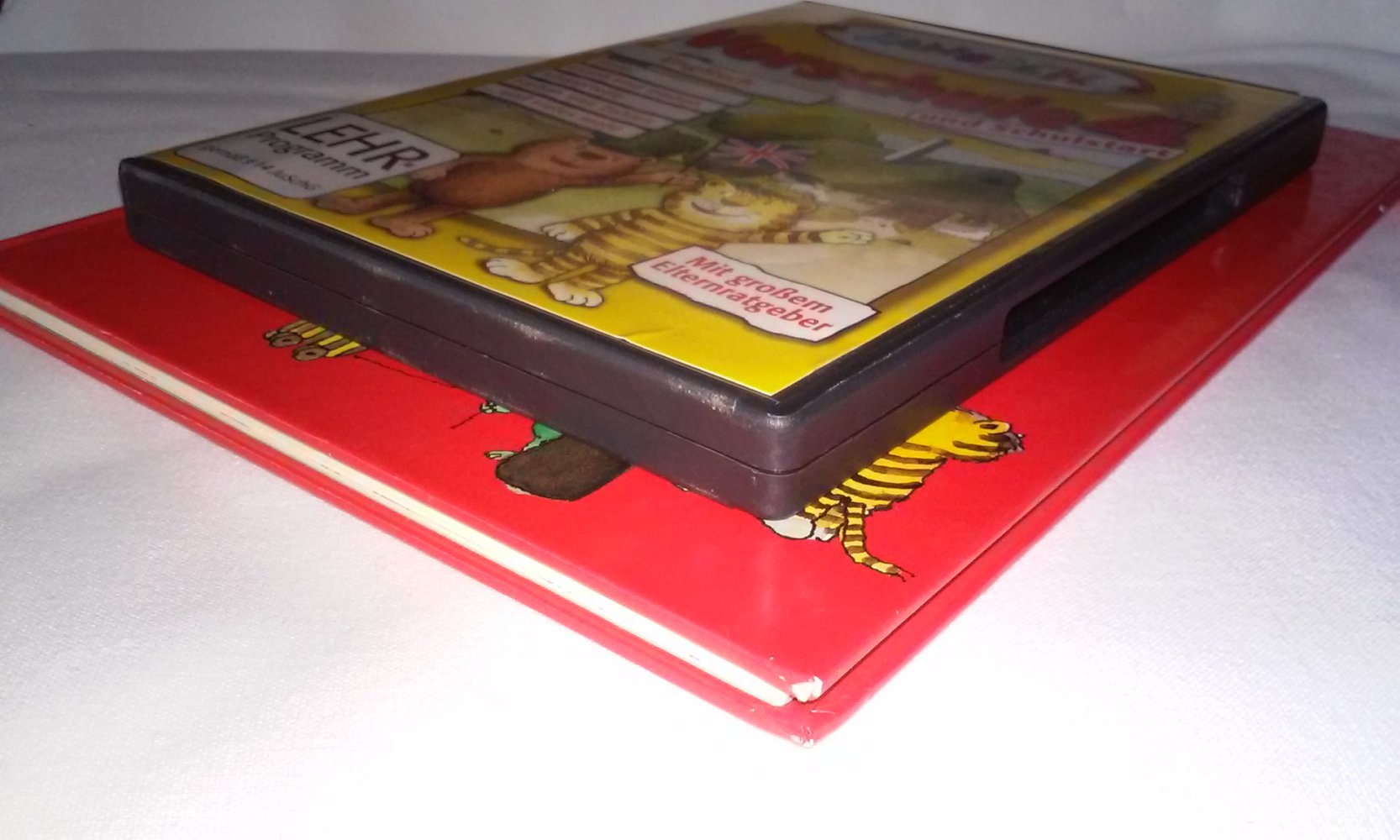 Janosch - Tiger und Bär im Straßenverkehr Kinderbuch; Janosch - Vorschule 4 Englisch PC-CD; Lehrprogramm