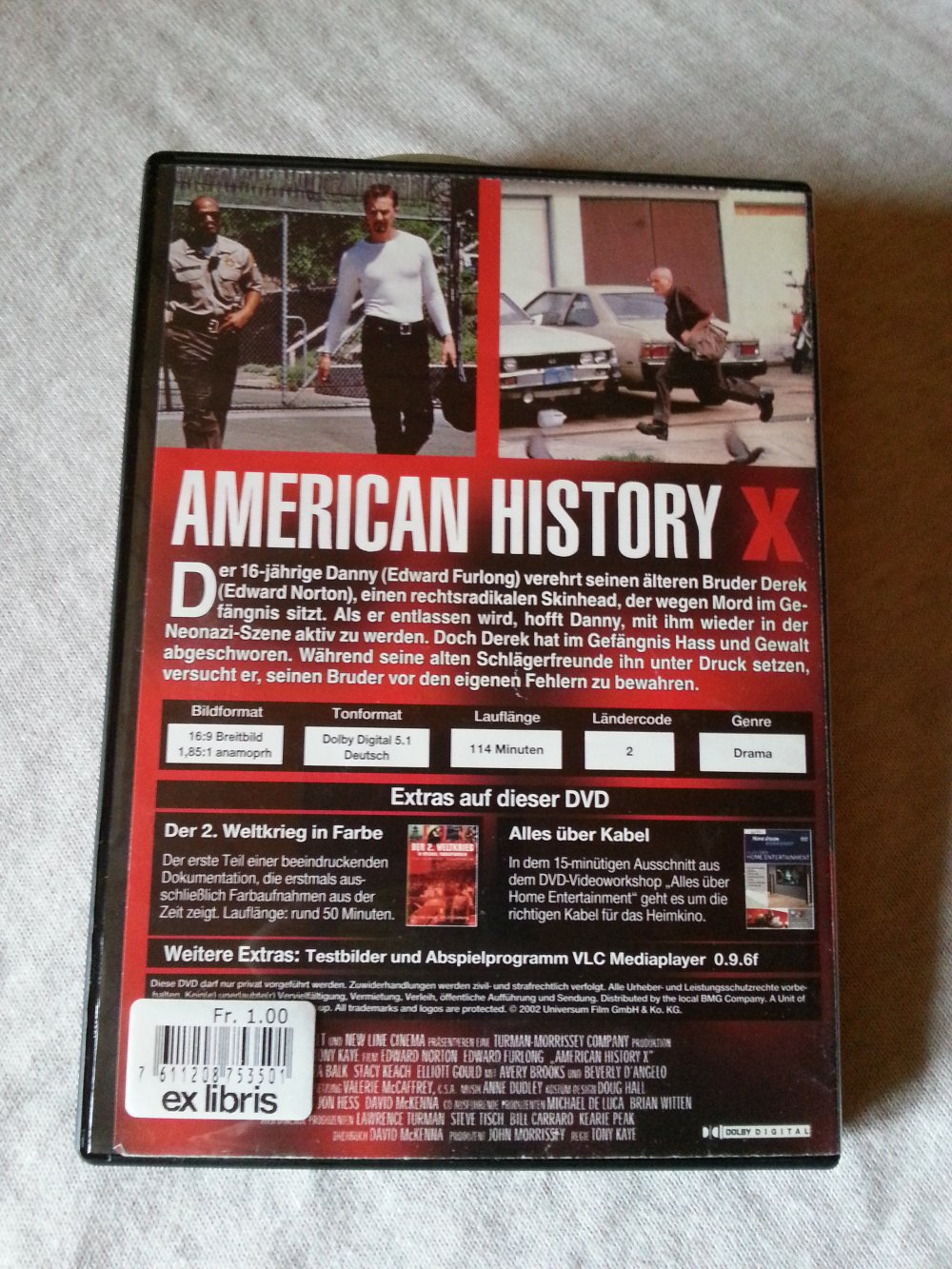 American History X DVD Klassiker Nazi Bild
