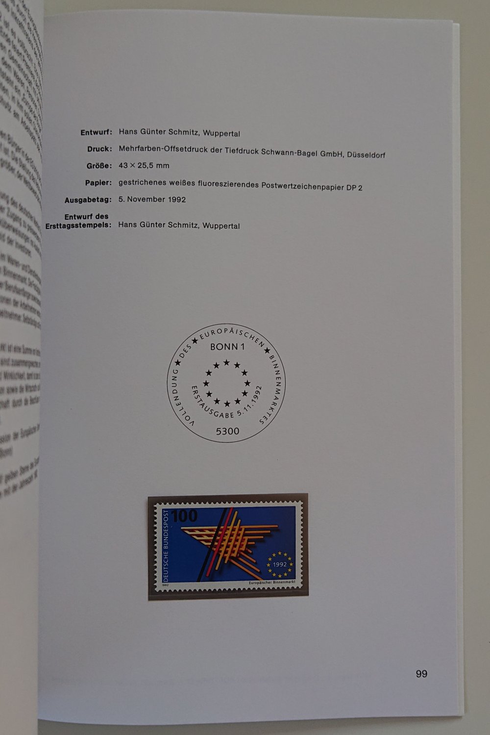 Die Sonderpostwertzeichen der Deutschen Bundespost 1992