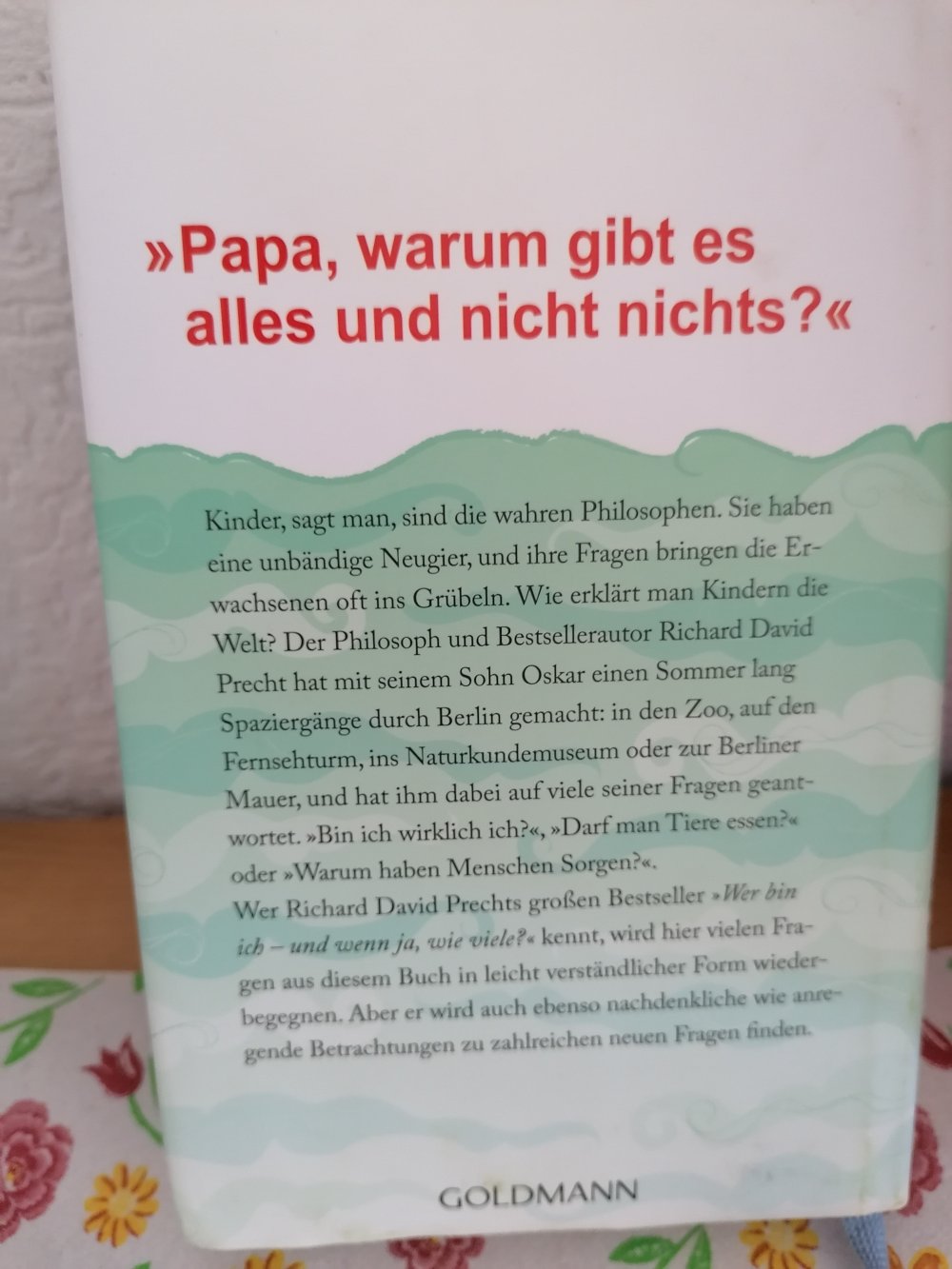 Richard David Precht: Warum gibt es alles und nicht nichts?