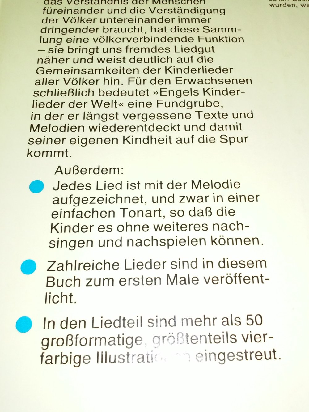  Paul Frischauer: Kinderlieder der Welt (Liedertexten und Noten)