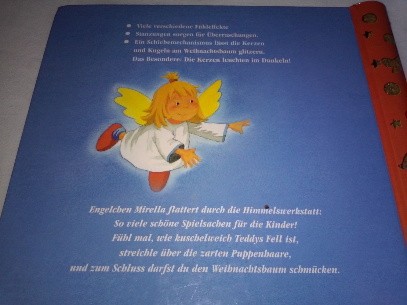 Morgen kommt das Christkind/Fühlbuch + Liderbuch + Weihnachtsmann (Kleinkind)