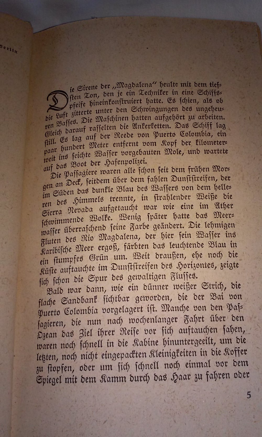 Die Hazienda - historischer Roman einer Kaffeeplantage alte deut.Schrift