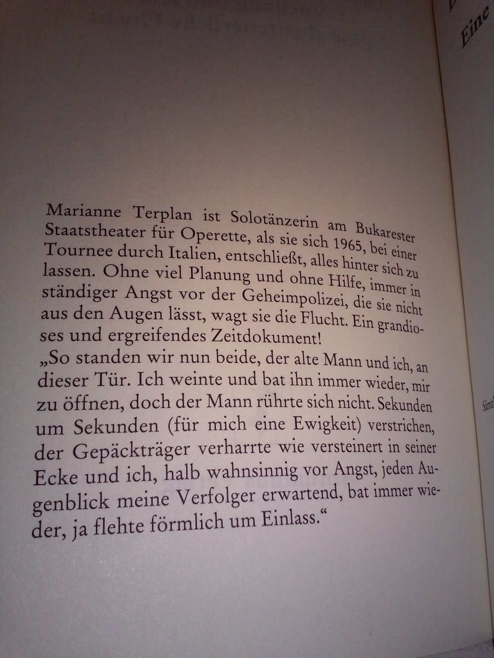 Marianne Terplan:(Wendepunkte)Dieser eine Moment: Der Geheimdienst, der Eiserne Vorhang und ich...