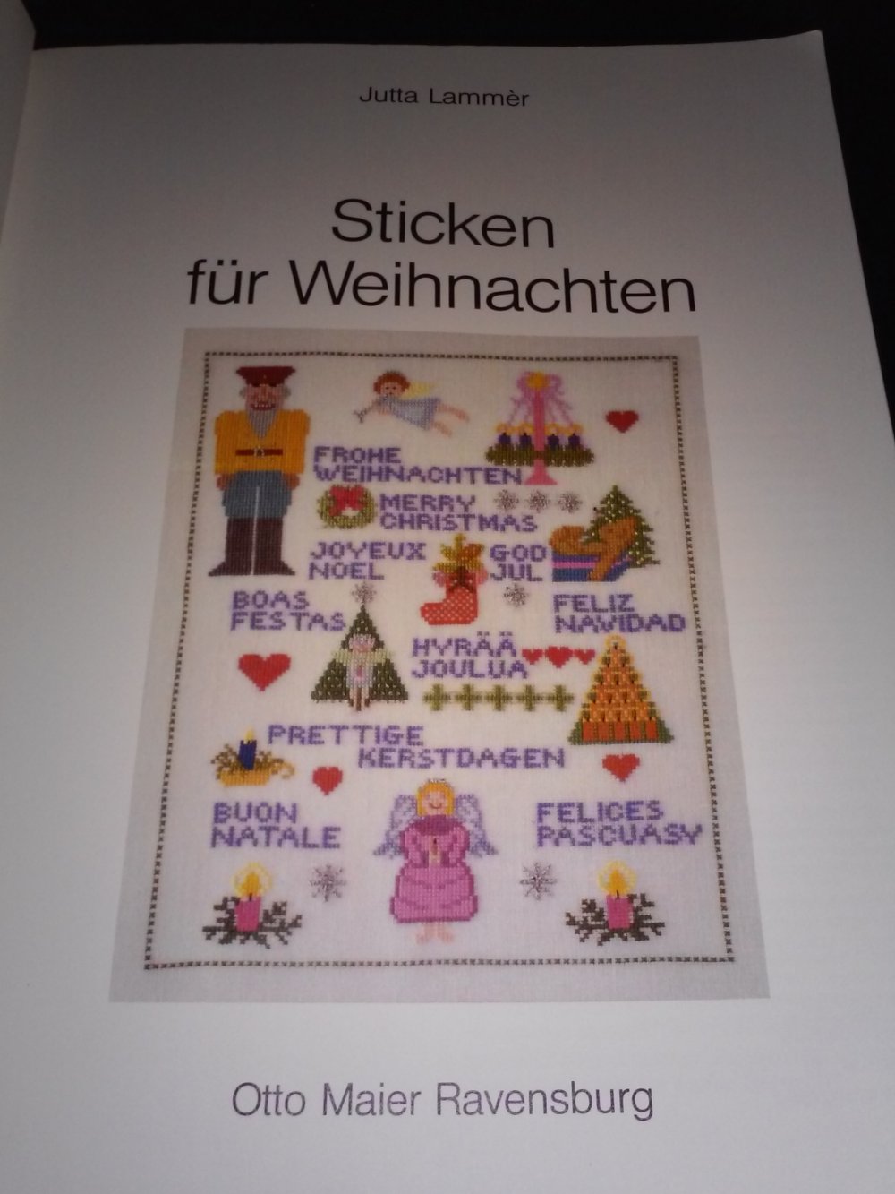 Jutta Lammè: Sticken für Weihnachten - Kreuzstich Zählmuster