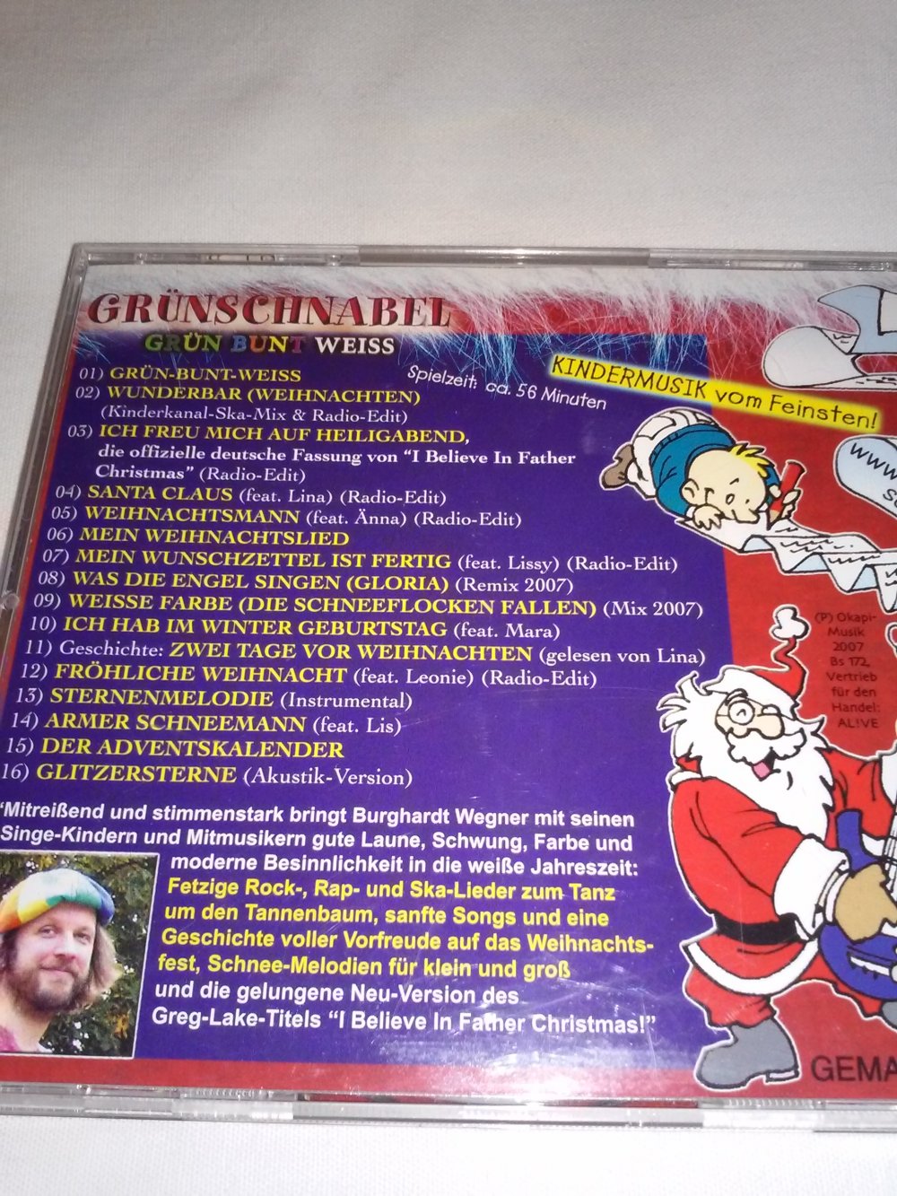  Grünschnabel Grün Bunt Weiß
