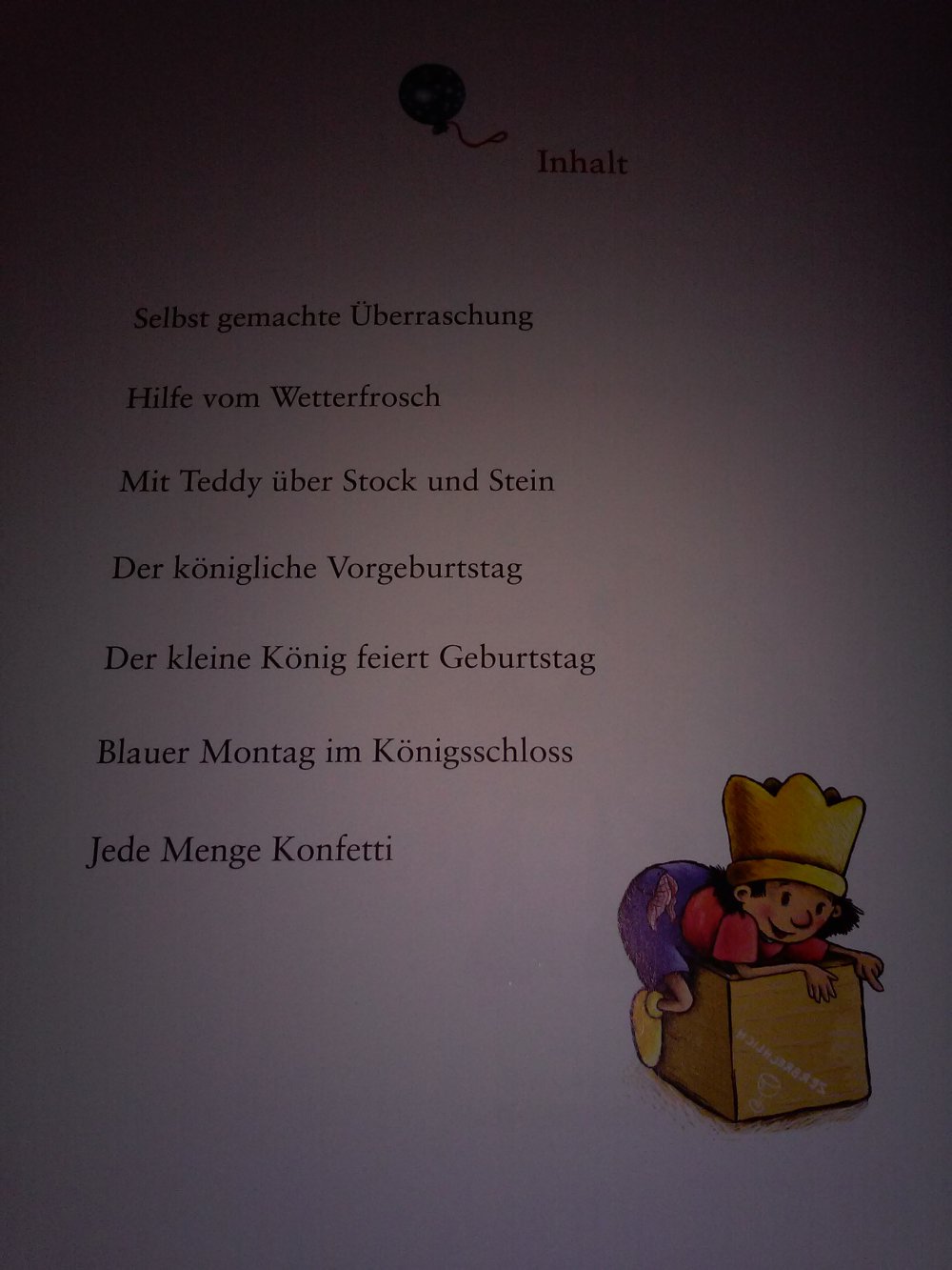 Der kleine König feiert Geburtstag / ...steht Kopf und andere Vorlesegeschichten