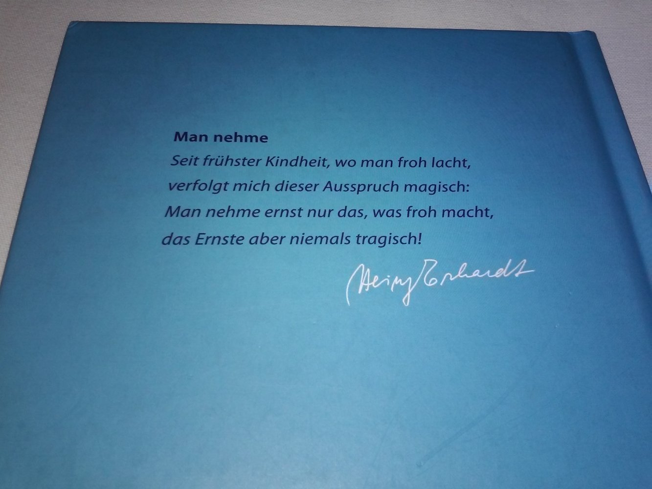 Heinz Ehrhardt: Hauptsache gesund! Bildern: Gerhard Glück -Geschenktipp-