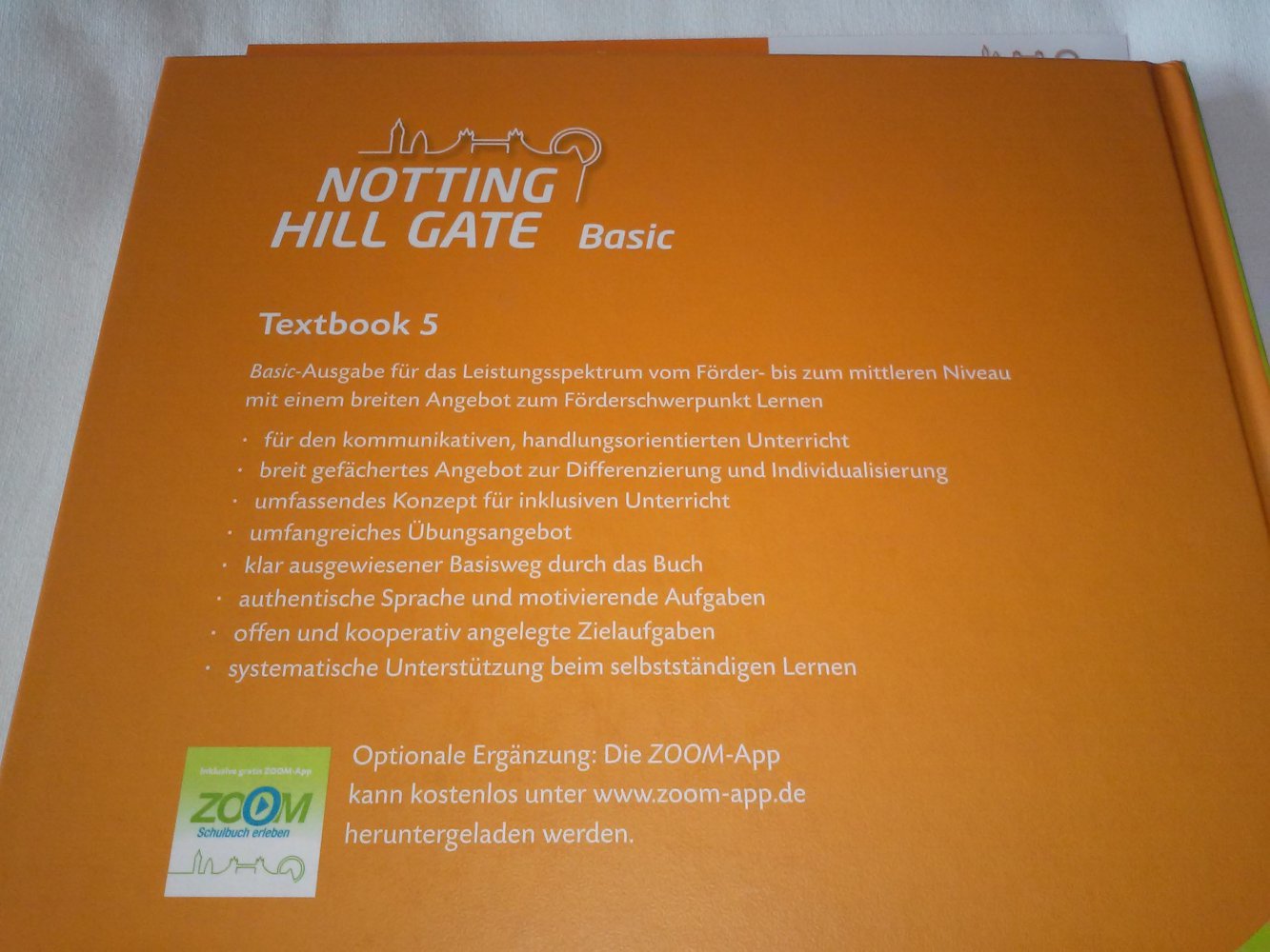 NEU! Notting Hill Gate / Lehrwerk für den Englischunterricht Textbook 5 Basic  2019