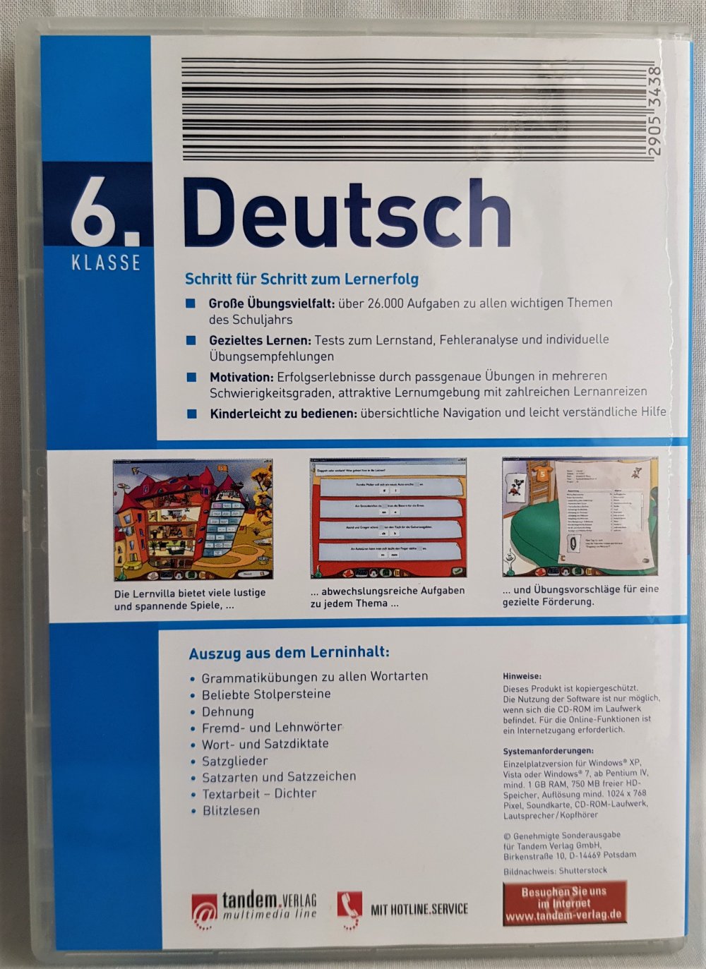 Schülerhilfe -- CD-Rom -- Deutsch -- 6. Klasse