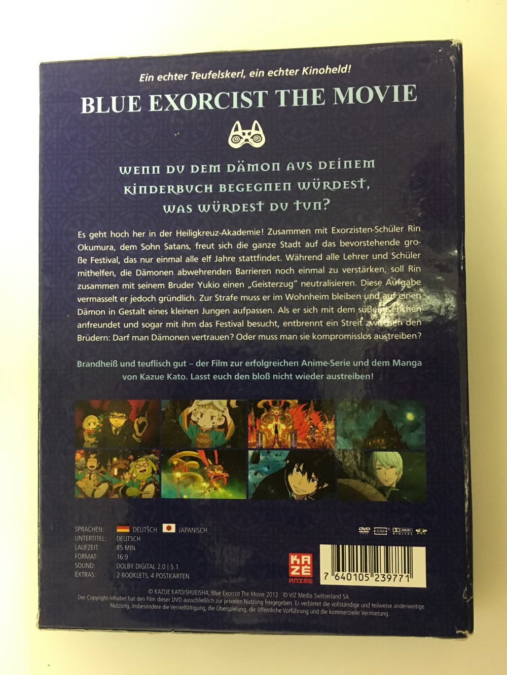 Blue Exorcist The Movie DVD