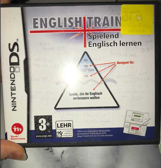 English Training Nintendo DS Lernspiel 