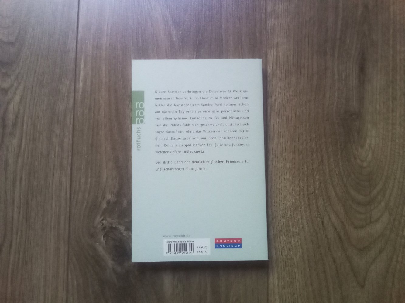 In den Krallen der Katze von Renate Ahrens Kinderkrimi deutsch/englisch ab 10 Jahren detectives at Work rororo