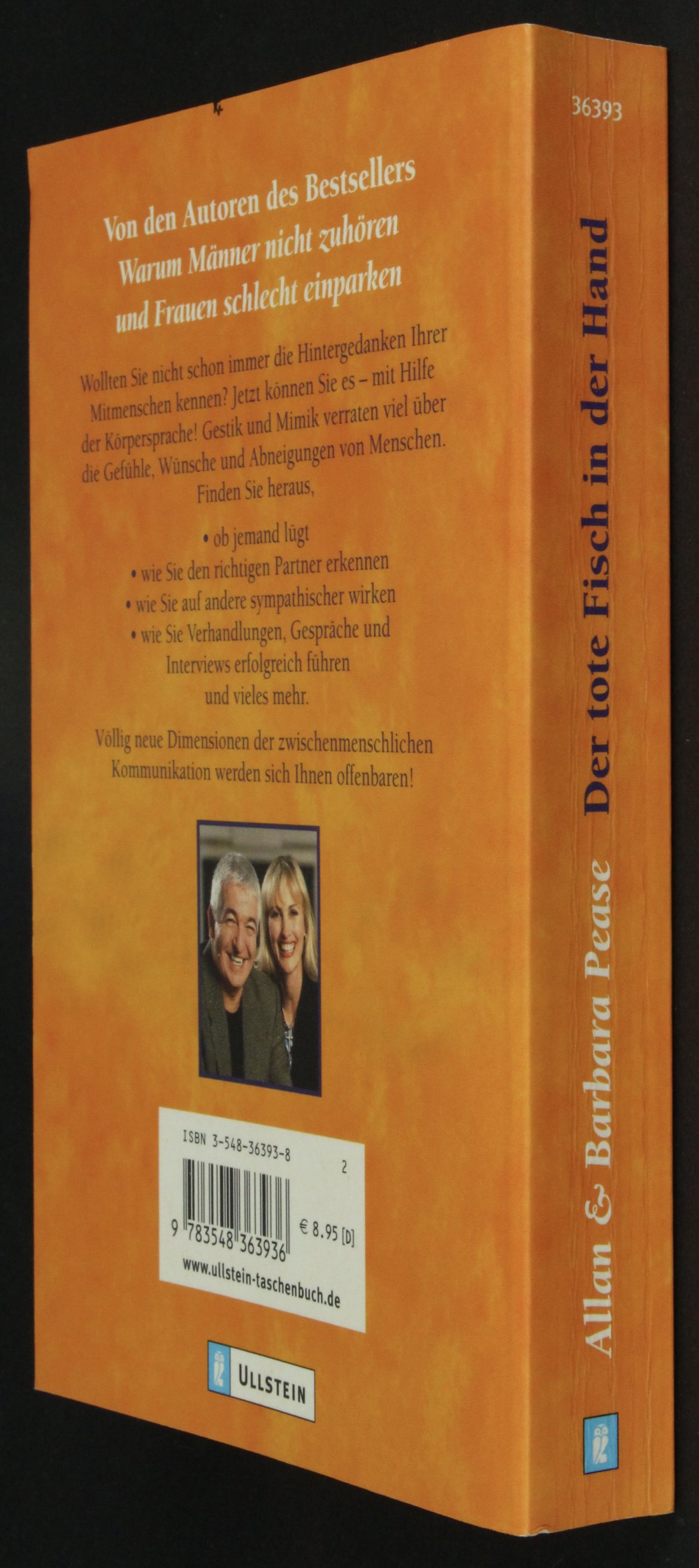 Der tote Fisch in der Hand Sachbuch Ratgeber Körpersprache Liebe Buch Psychologie Allan Barbara Pease