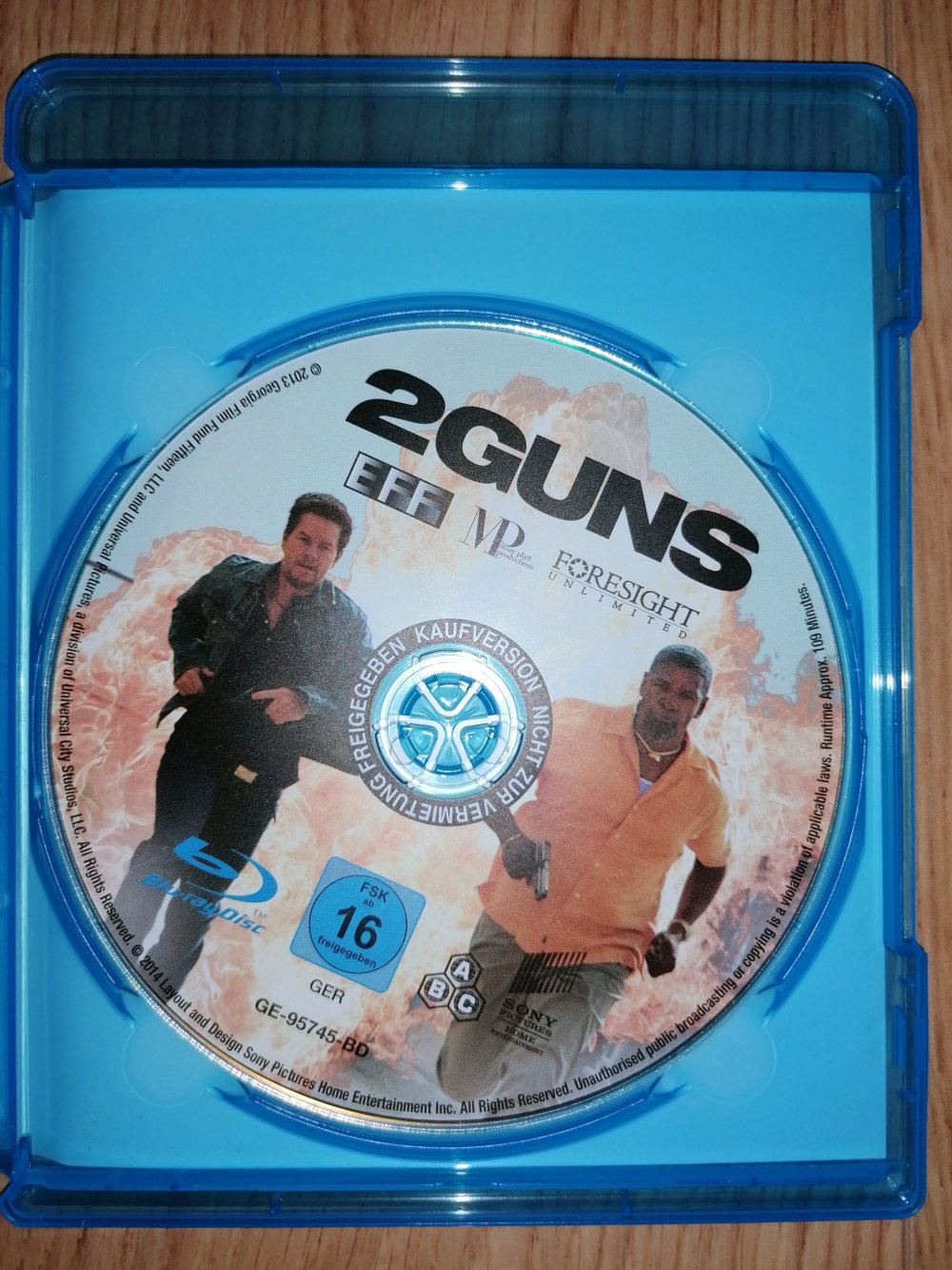 Blu-ray 2 Guns Denzel Washington Mark Wahlberg Actionkomödie