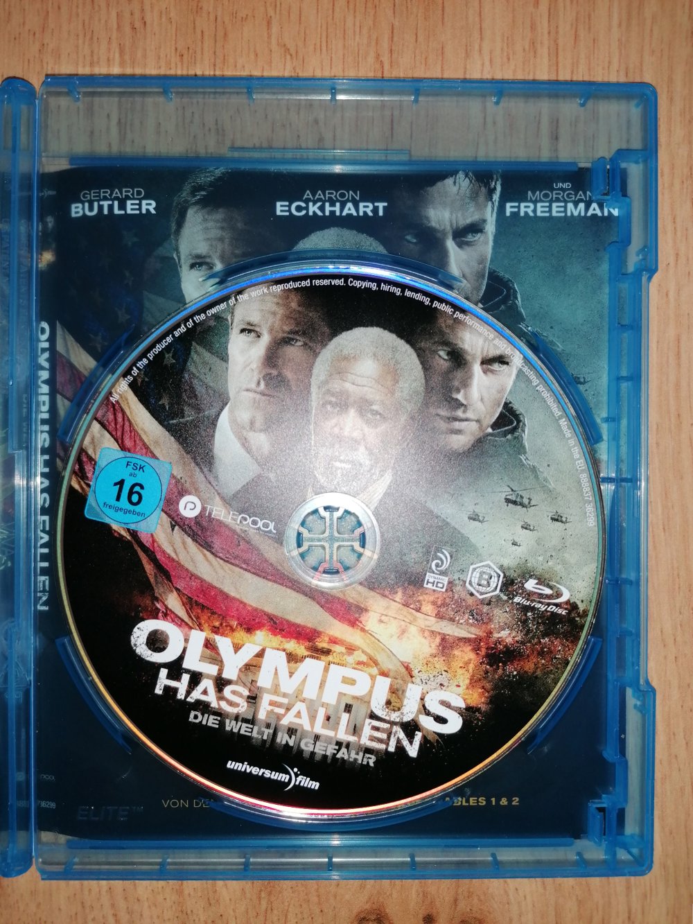 Blu-ray Olympus has fallen Gerard Butler Morgan Freeman