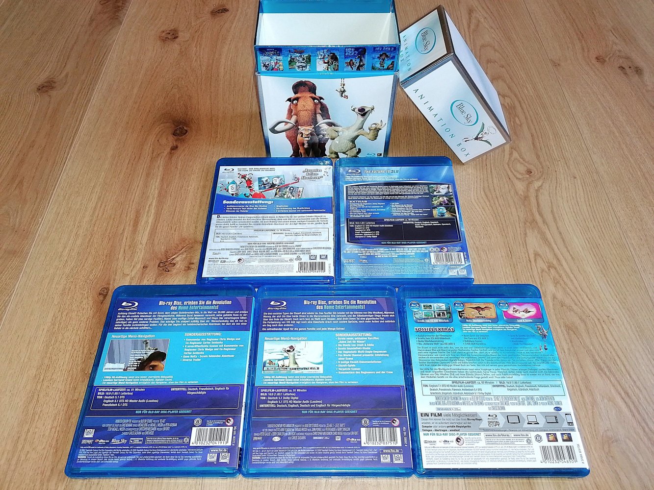 Blu-ray Blue Sky Animation-Box Pixar Animationsfilme