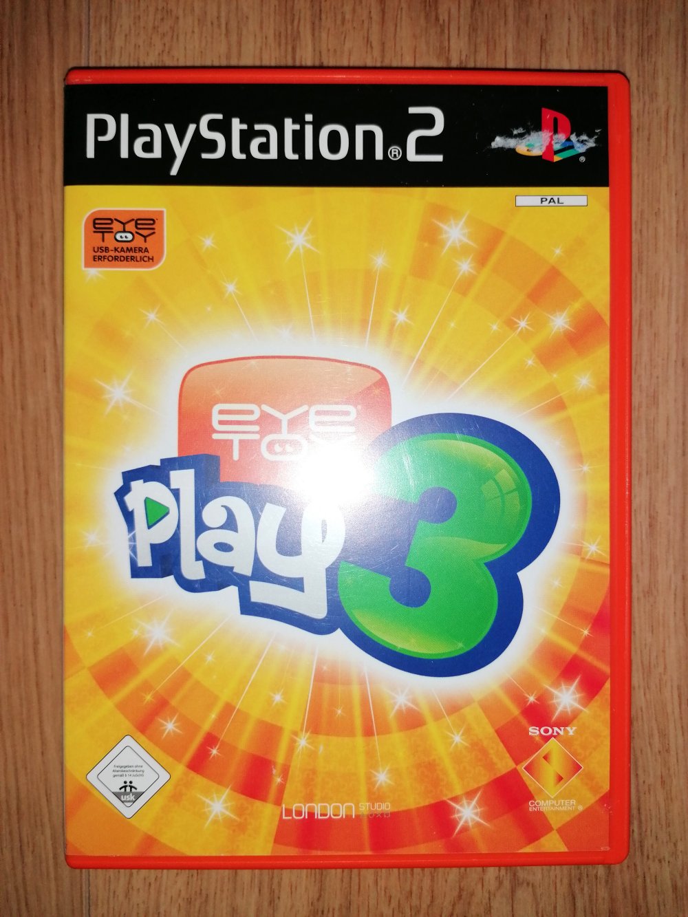 Playstation 2 PS2 Slim Konsole Eye Toy Play 3 Kamera Joypad