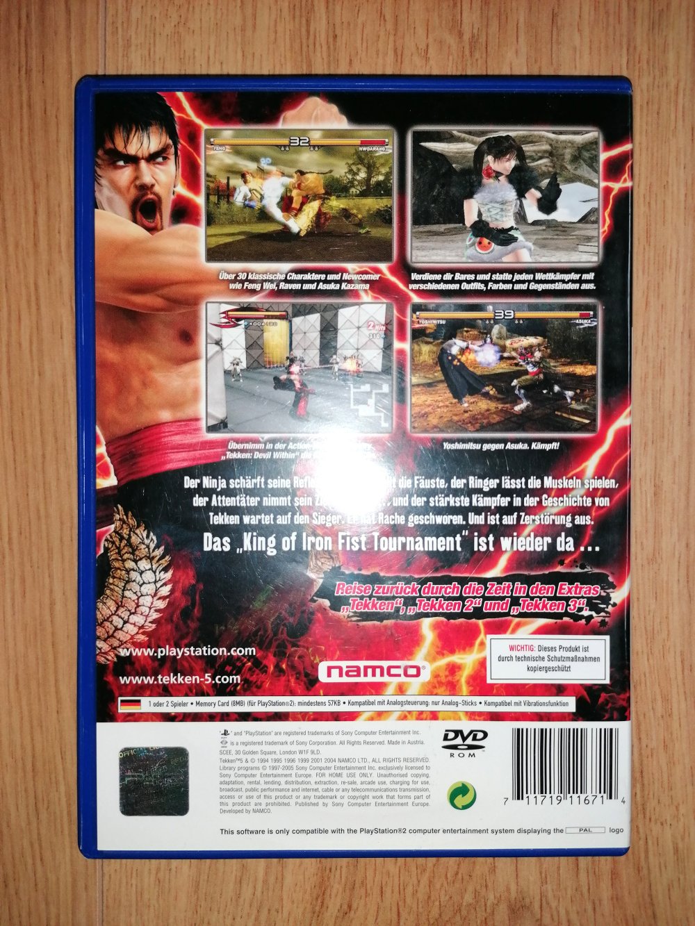PS2 Spiel Tekken 5 Kampfspiel Action-Adventure