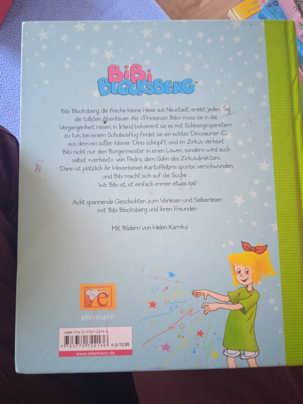 Bibi Blocksberg die kleine Hexe Buch neuwertig 
