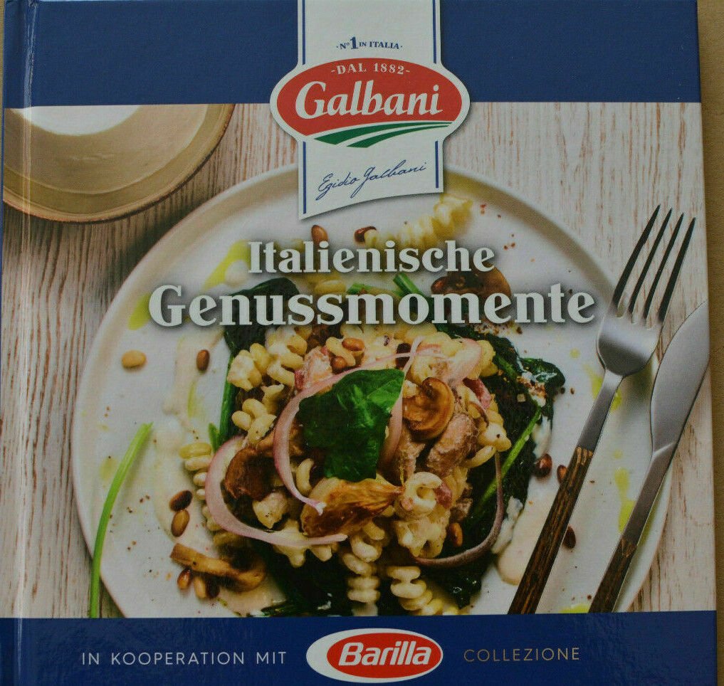 Galbani Barilla Kochbuch Italienische Genussmomente Rezepte Buch Italien