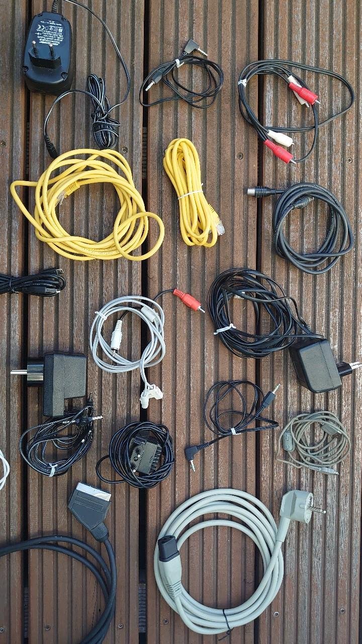 Kabel Konvolut Set Paket TV PC Handy Hifi Auto Telefon Sony Motorola
