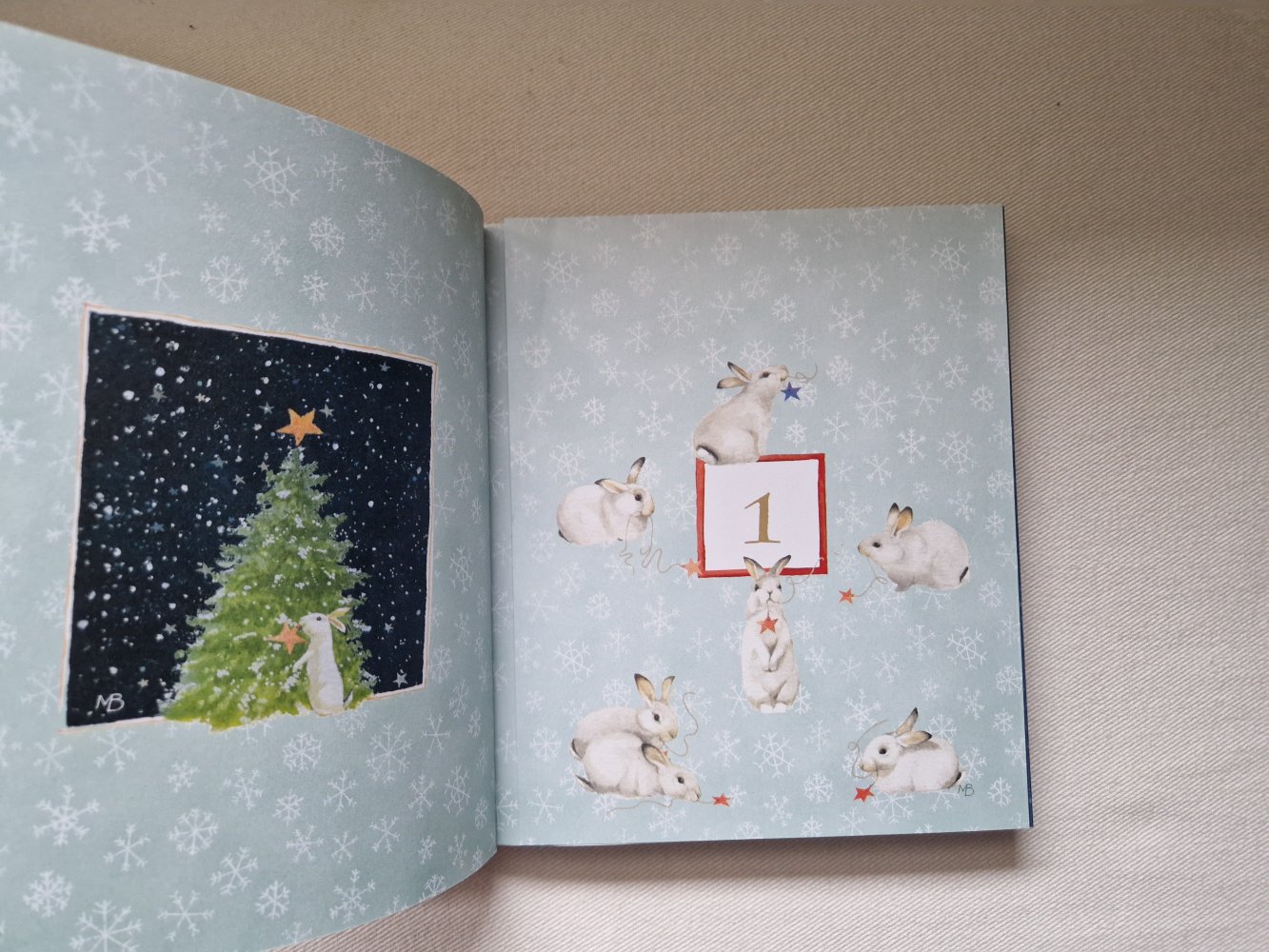 24 Zauberhafte Weihnachtsgeschichten - Adventskalenderbuch mit Ausklappseiten