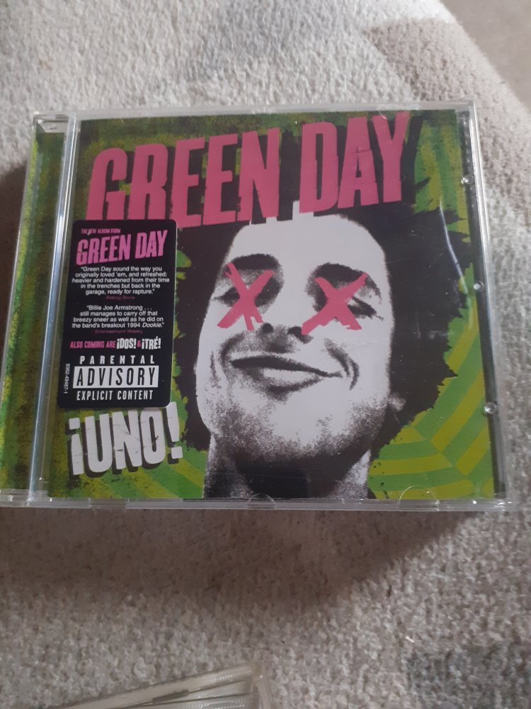 Green Day Alben Uno & Tre CDs