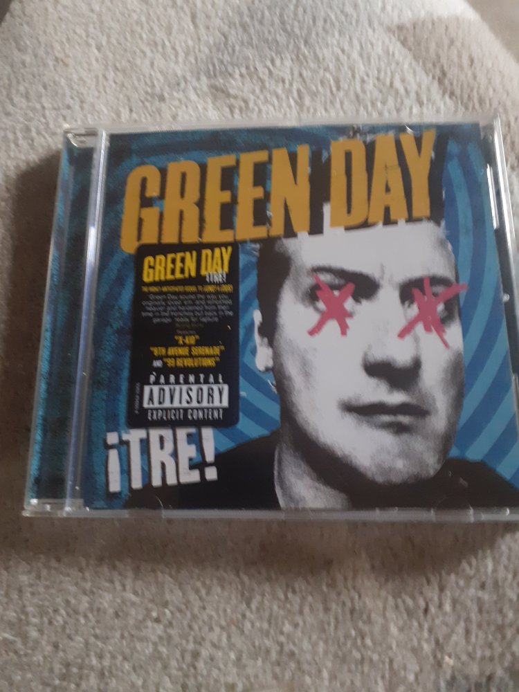 Green Day Alben Uno & Tre CDs