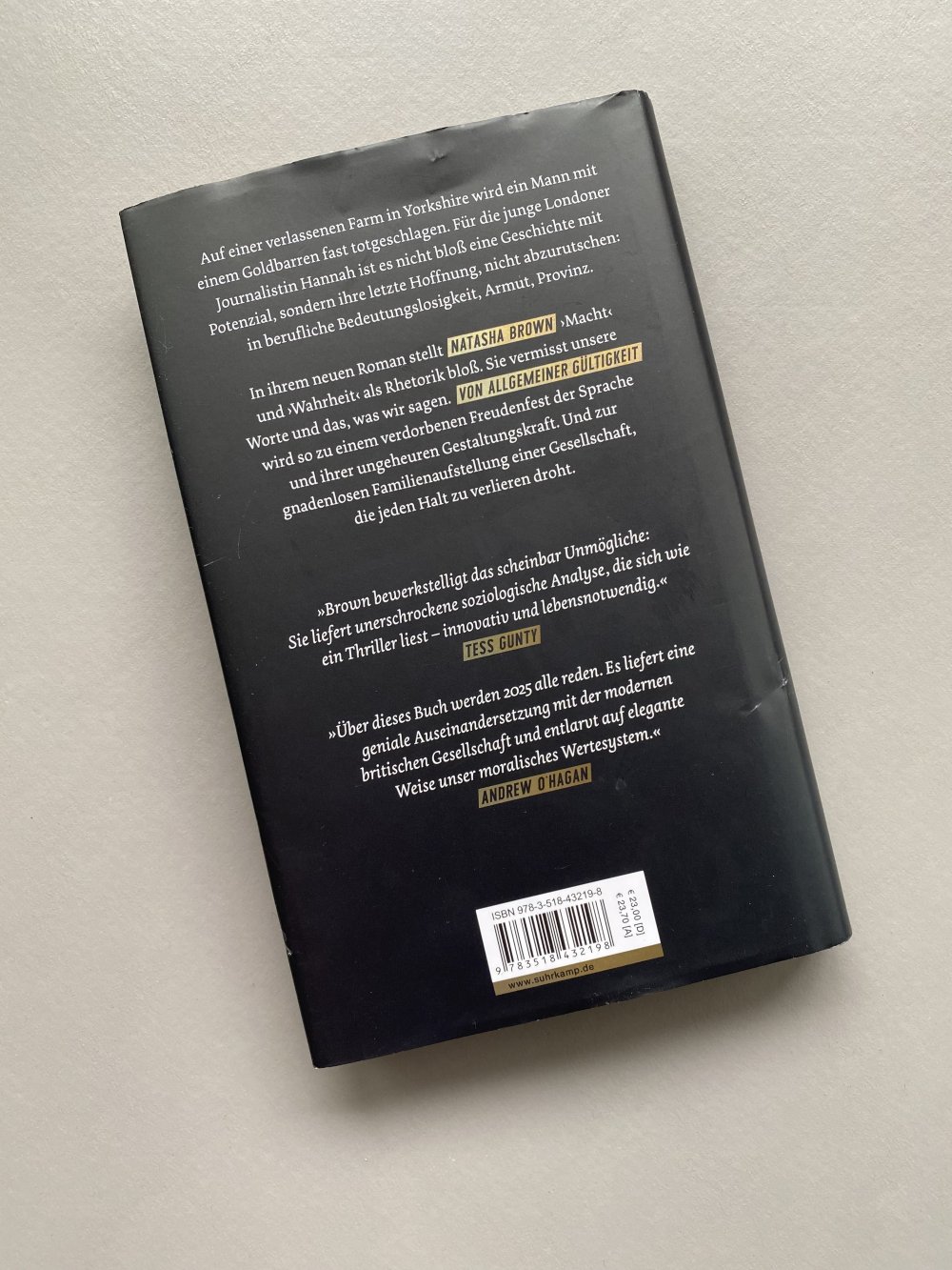 Roman Natasha Brown - Von allgemeiner Gültigkeit
