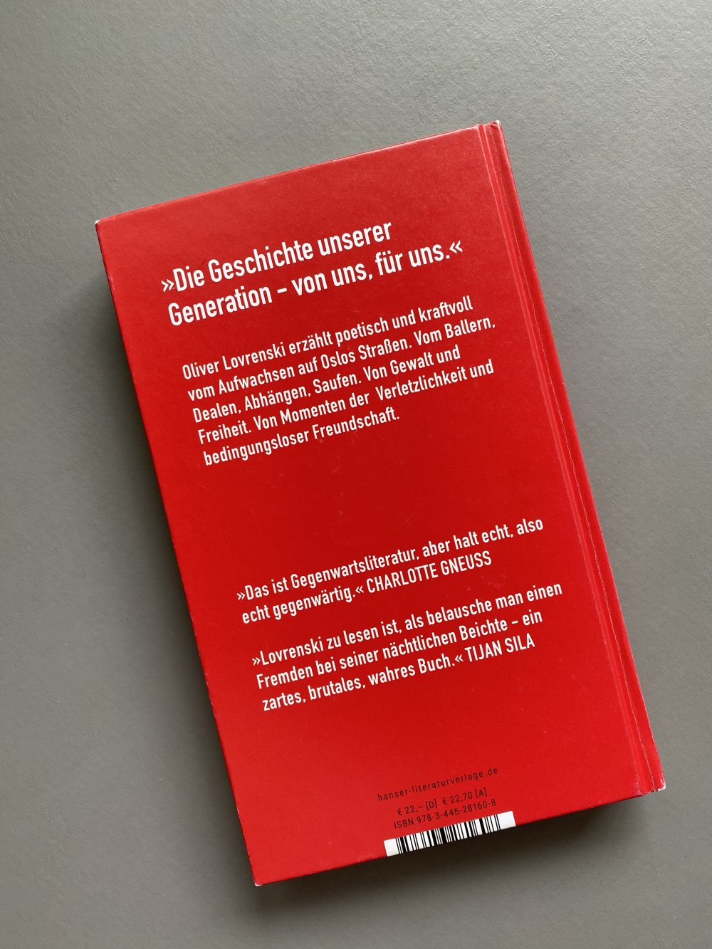 Oliver Lovrenski Bruder, wenn wir nicht family sind, wer dann
