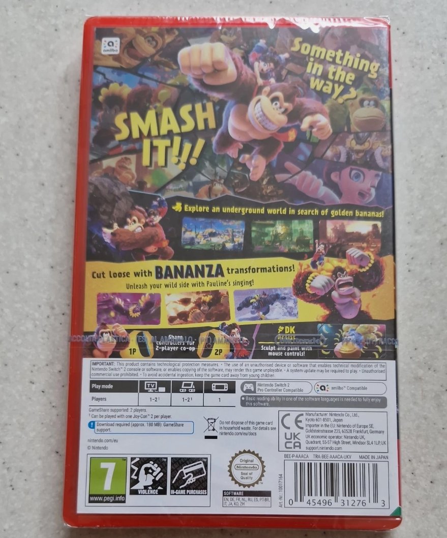 Donkey Kong Bananza - Switch 2 Edition BRAND NEW AND SEALED