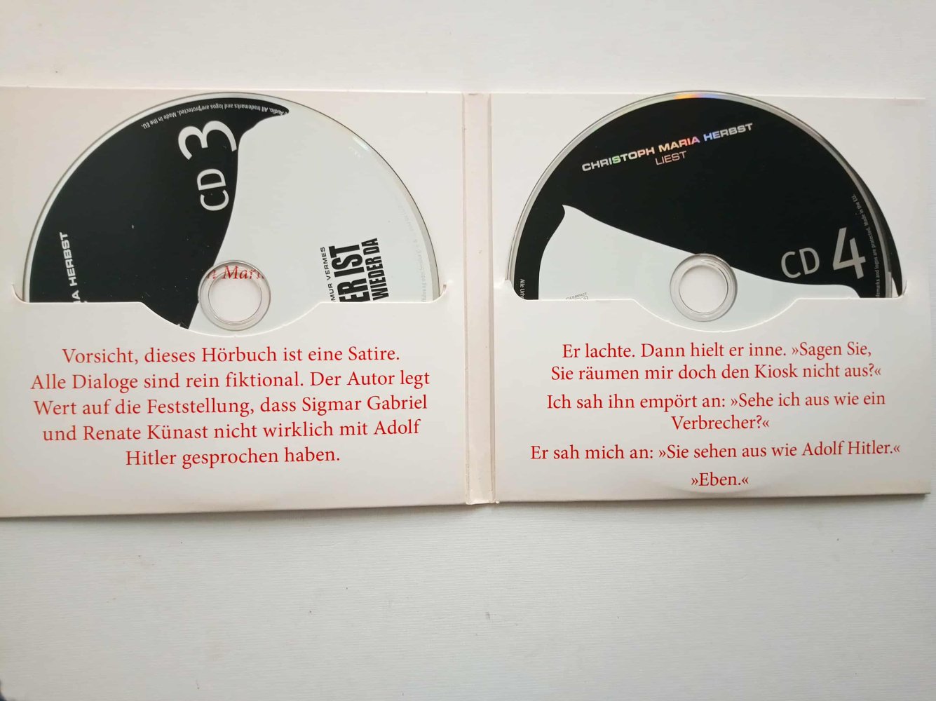 Hörbuch Timur Vermes Er ist wieder da Christoph Maria Herbst 6 CD - VB!
