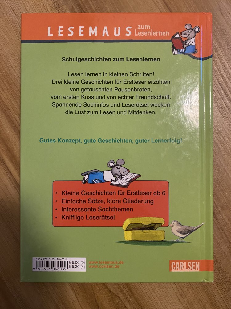 Lesemaus Schulgeschichten zum Lesenlernen Antolin Klasse 2