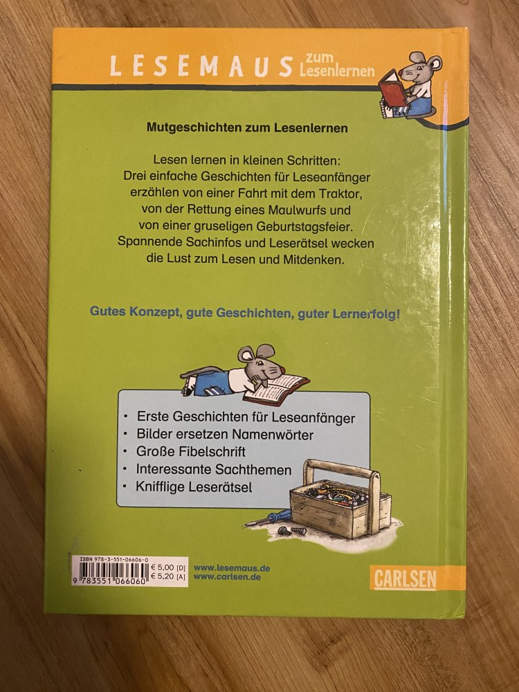 Lesemaus Mutgeschichten zum Lesenlernen Antolin Klasse 1