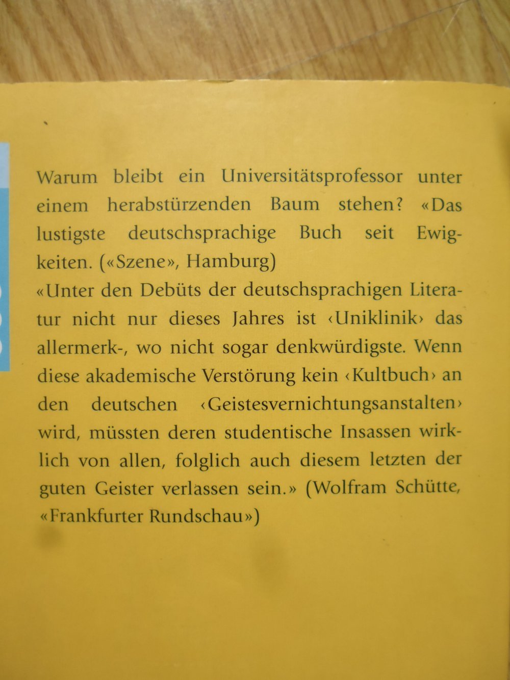 Buch Jörg Uwe Sauer - Uniklinik