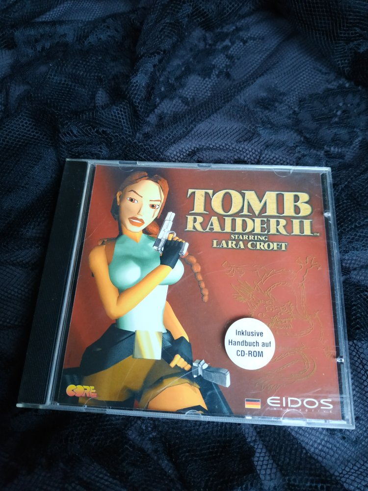 Vintage PC Tomb Raider 2 Lara Croft 1997 90s 90er