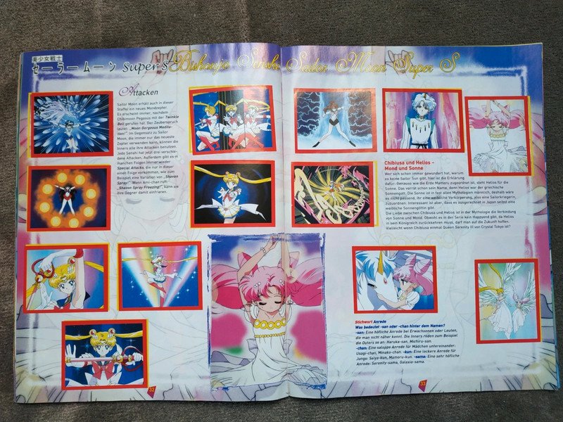 Sailor Moon Stickeralbum 1999 rar selten Sammelstück