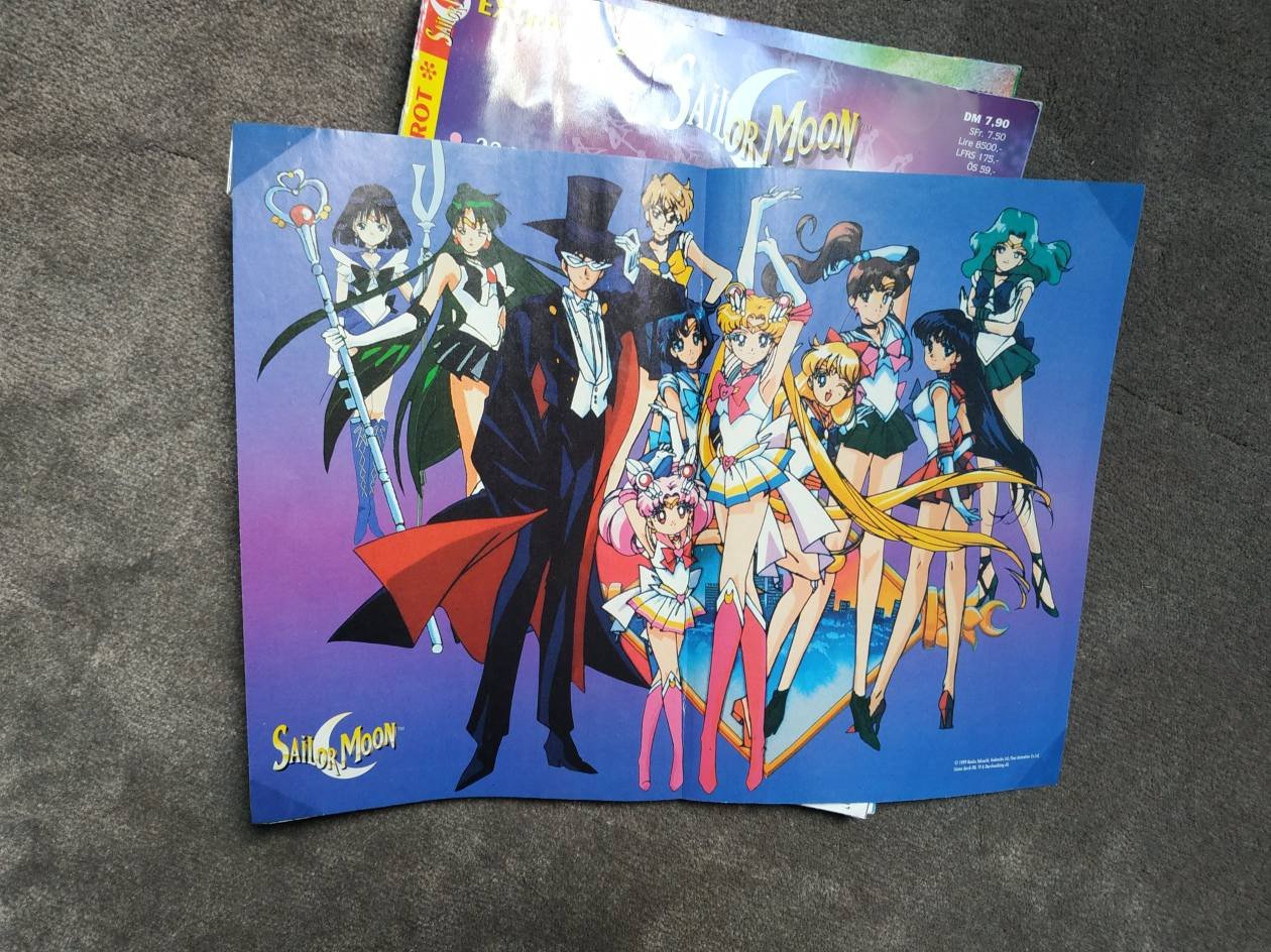 Sailor Moon Kreativheft 8 + 10 + Tarot Sammlerstücke + Poster