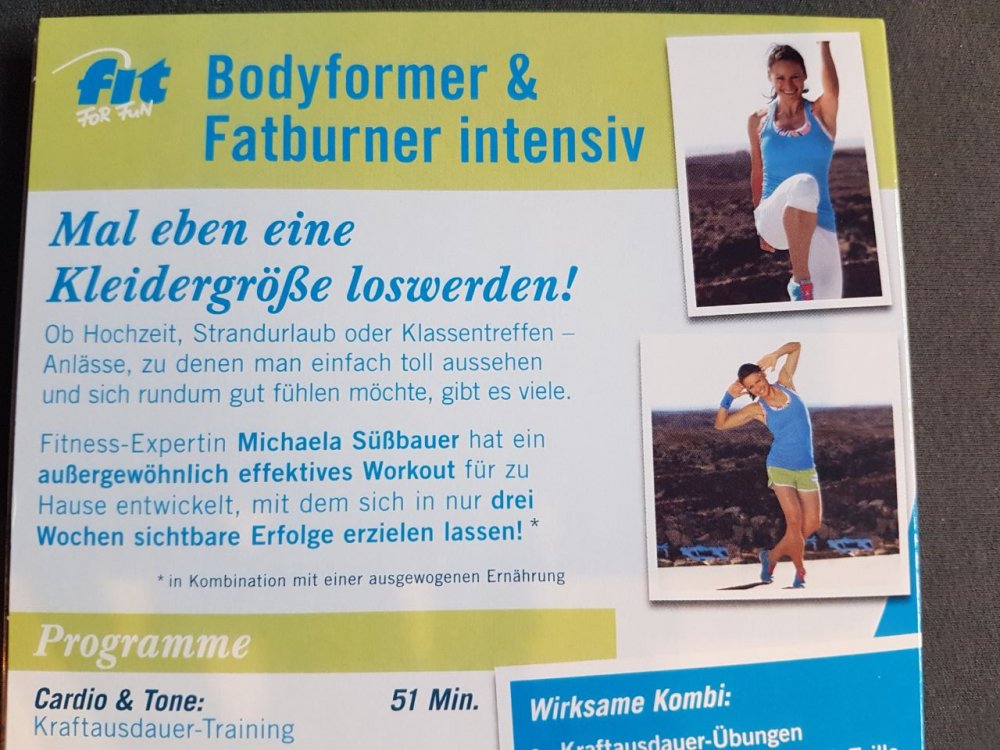 Fit for Fun - Bodyformer & Fatburner intensiv Workout